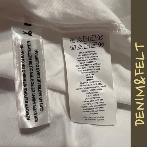 Michael Kors White/Gold Logo Aviator Print Organic Cotton T-Shirt | NEW/NWT!!🕶️ - Picture 8 of 8